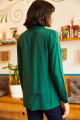 Kadın Zümrüt Yeşili Dokuma Viskon Regular Fit Gömlek GML-19000697