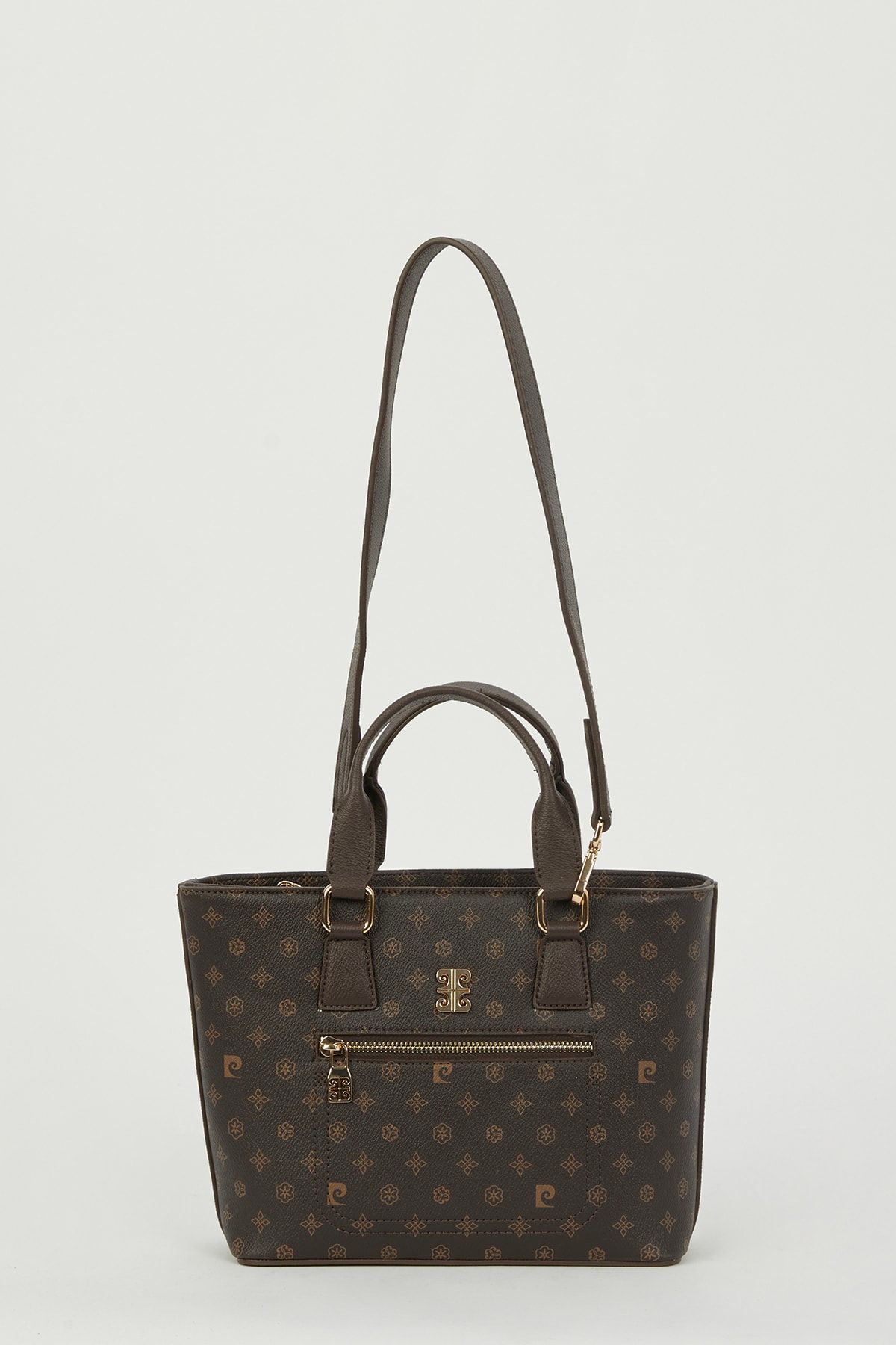 Kahve Monogram Kadın Uzun Askılı Kol Çantası 05PO23Y1729 Kahve Monogram Kadın Uzun Askılı Kol Çantası 05PO23Y1729