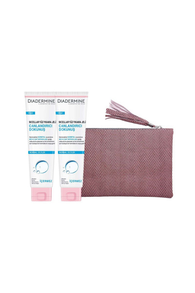 Micellar Yüz Yıkama Canlandırıcı Dokunuş 150 ml x 2 + Çanta Micellar Yüz Yıkama Canlandırıcı Dokunuş 150 ml x 2 + Çanta