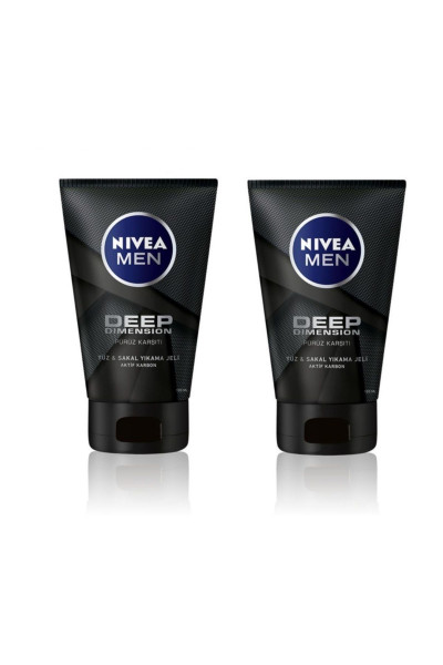 Men Deep Dimension Yüz & Sakal Temizleme Jeli 100 Ml 2'li Avantaj Paketi Men Deep Dimension Yüz & Sakal Temizleme Jeli 100 Ml 2'li Avantaj Paketi