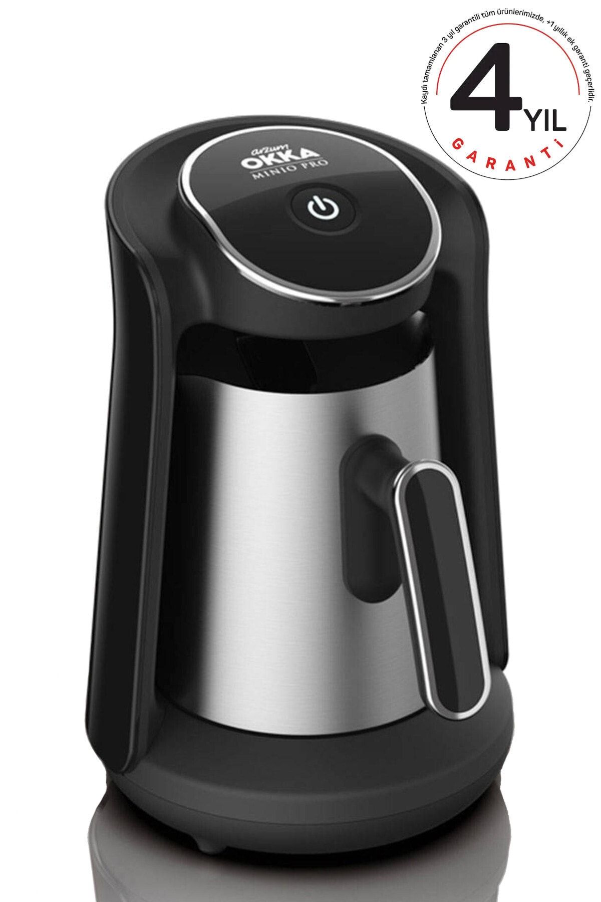 Okka Minio Pro OK0010-K Türk Kahve Makinesi Çelik Krom Okka Minio Pro OK0010-K Türk Kahve Makinesi Çelik Krom