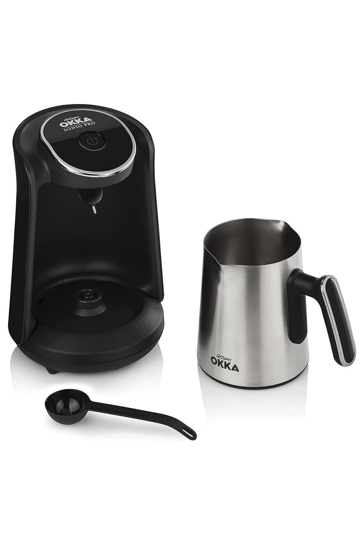 Okka Minio Pro OK0010-K Türk Kahve Makinesi Çelik Krom Okka Minio Pro OK0010-K Türk Kahve Makinesi Çelik Krom