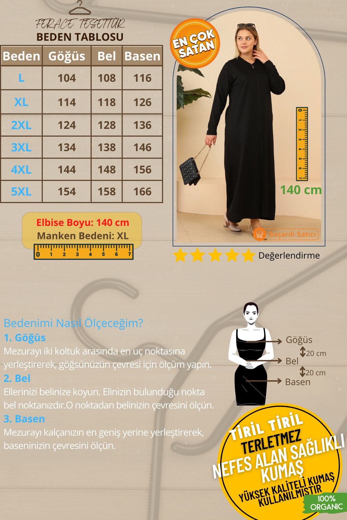 Kadin Tesettur Tek Parca Fermuarli Namaz Elbisesi Siyah