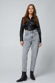 Kadın Yüksek Bel Kot Pantolon Hafif Dar Paça - Mom Jeans 4WAL40063MD Kadın Yüksek Bel Kot Pantolon Hafif Dar Paça - Mom Jeans 4WAL40063MD