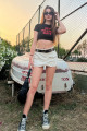Y2K Vintage Fairycore Grunge Düşük Bel Kargo Mini Etek Y2K Vintage Fairycore Grunge Düşük Bel Kargo Mini Etek