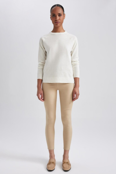 Skinny Fit Jegging Yüksel Bel Dar Paça Bilek Boy Jean Pantolon A8564ax23au