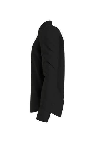 Slim Fit Düğmeli Yaka Siyah Erkek Gömlek K10K110856BEH