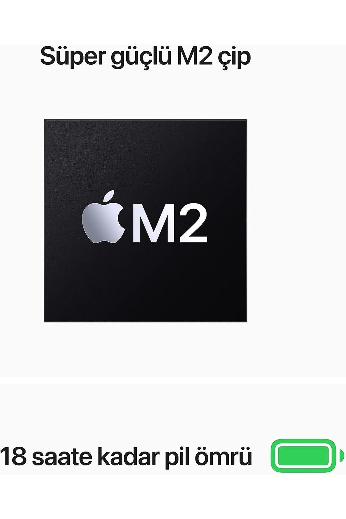 Macbook Air 13.6" M2 8gb 256gb Ssd Gümüş Macbook Air 13.6" M2 8gb 256gb Ssd Gümüş