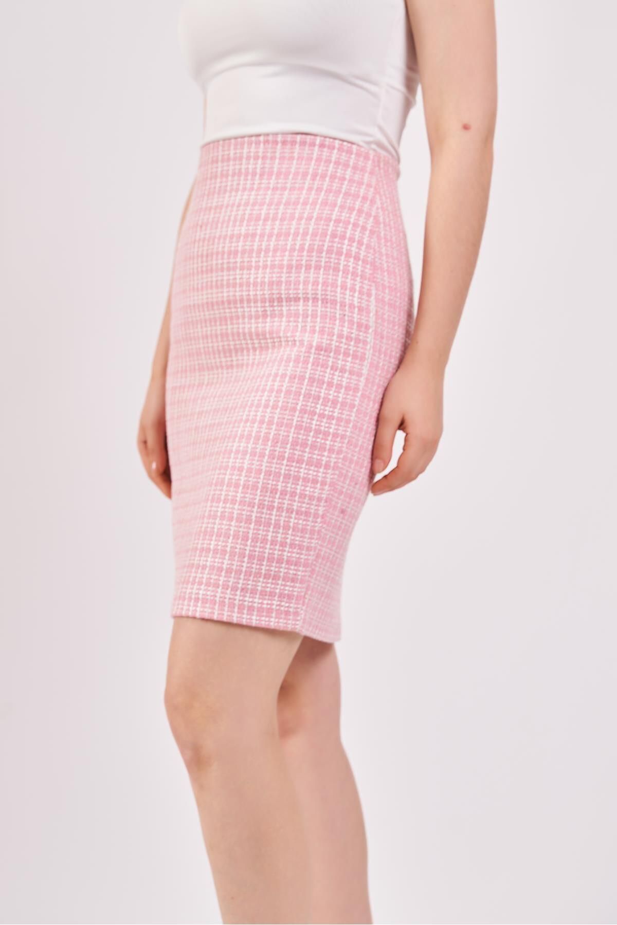 Pembe Tüvit Kalem Etek Pembe Tüvit Kalem Etek