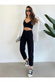Siyah Solmaz Mom Jean Kadın Boyfriend Yüksek Bel Power Likra Siyah Solmaz Mom Jean Kadın Boyfriend Yüksek Bel Power Likra