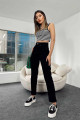 Yüksek Bel Likralı Siyah Düz Mom Jeans mom jeans ( 1 Beden Küçük Alın ) Yüksek Bel Likralı Siyah Düz Mom Jeans mom jeans ( 1 Beden Küçük Alın )