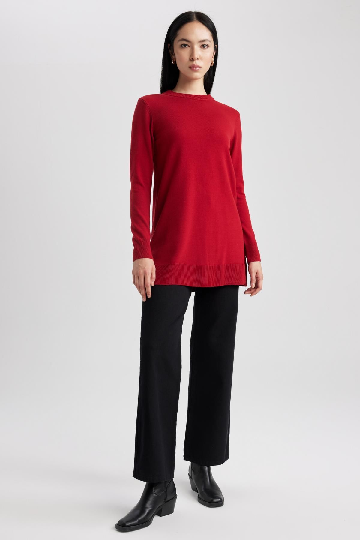 Regular Fit Bisiklet Yaka Tunik Regular Fit Bisiklet Yaka Tunik