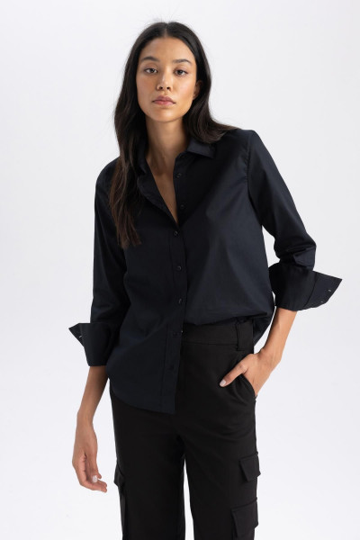 Oversize Geniş Kalıp Poplin Uzun Kollu %100 Pamuk Gömlek T8735az23au Oversize Geniş Kalıp Poplin Uzun Kollu %100 Pamuk Gömlek T8735az23au