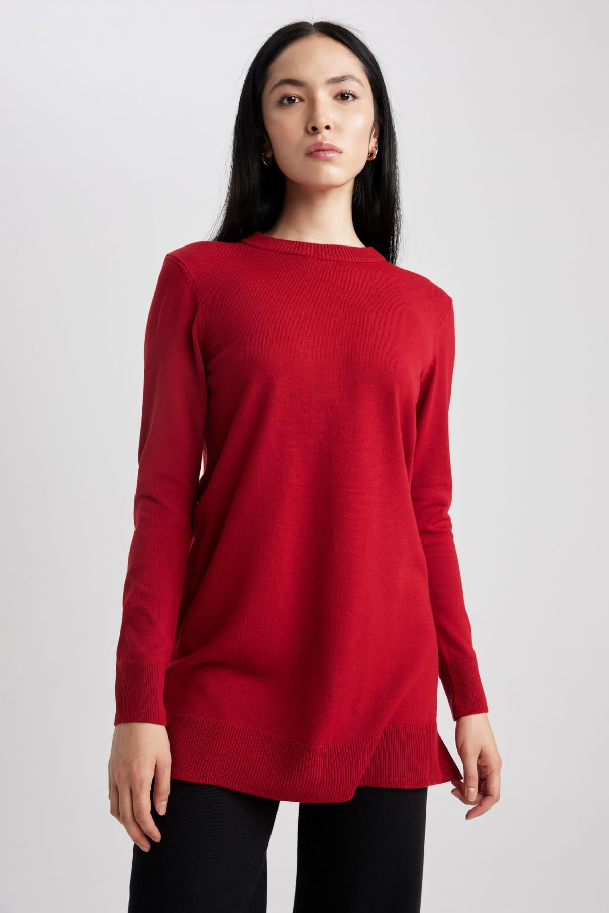 Regular Fit Bisiklet Yaka Tunik Regular Fit Bisiklet Yaka Tunik