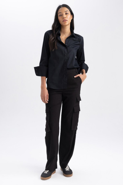 Oversize Geniş Kalıp Poplin Uzun Kollu %100 Pamuk Gömlek T8735az23au Oversize Geniş Kalıp Poplin Uzun Kollu %100 Pamuk Gömlek T8735az23au