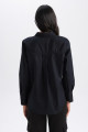 Oversize Geniş Kalıp Poplin Uzun Kollu %100 Pamuk Gömlek T8735az23au Oversize Geniş Kalıp Poplin Uzun Kollu %100 Pamuk Gömlek T8735az23au