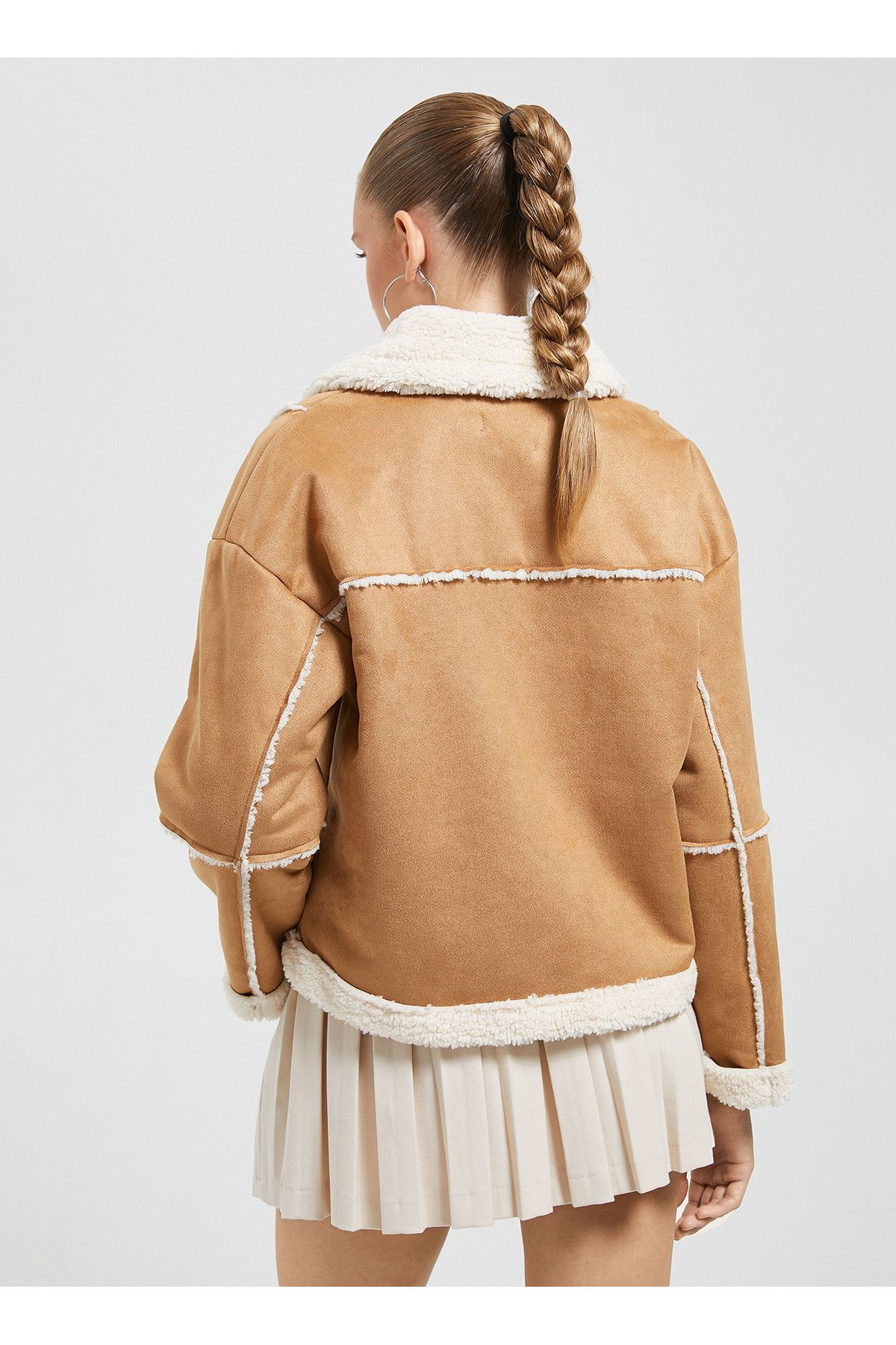 Standart Deve Tüyü Kadın Ceket 4WAL20120IW Standart Deve Tüyü Kadın Ceket 4WAL20120IW