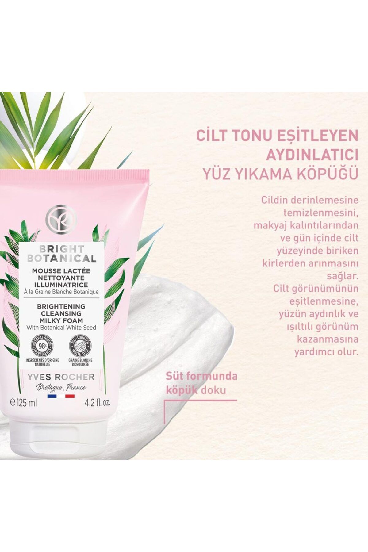 Yüz Yıkama Köpüğü - Leke ve Kırışık Karşıtı Bitkisel Kompleks Bakım / Bright Botanical 125 ml Yüz Yıkama Köpüğü - Leke ve Kırışık Karşıtı Bitkisel Kompleks Bakım / Bright Botanical 125 ml