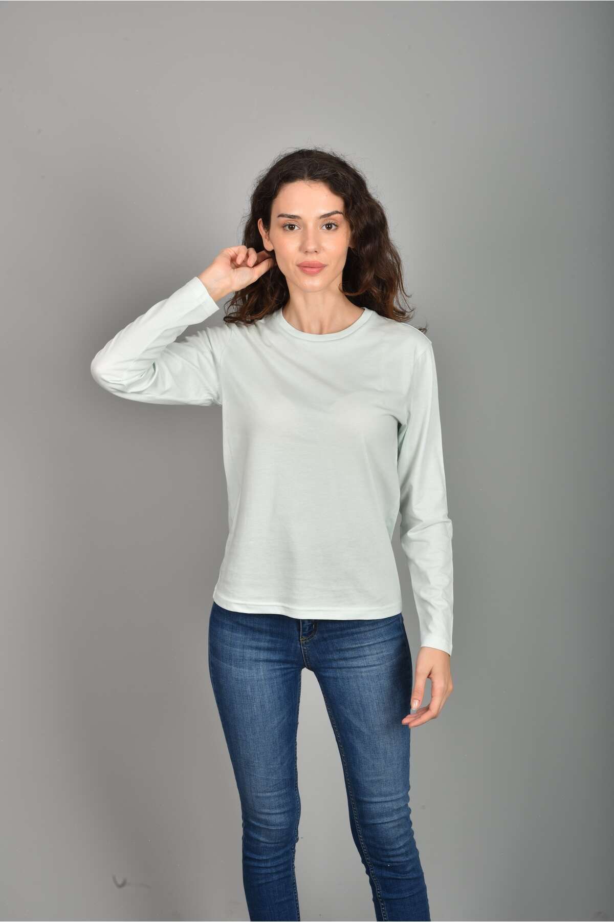 UZUN KOLLU T SHIRT