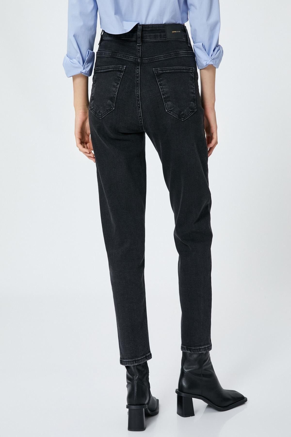 Kadın Siyah Jeans Kadın Siyah Jeans