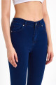 Toparlayıcı Kumaş Yüksek Bel Mavi Skinny Jean Toparlayıcı Kumaş Yüksek Bel Mavi Skinny Jean