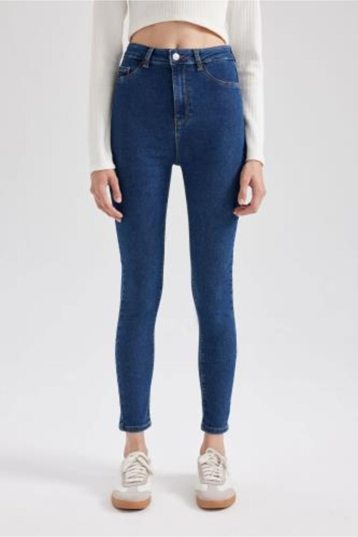 Yüksek Bel Bilek Boy Jegging Jean Pantolon A5823ax23au Yüksek Bel Bilek Boy Jegging Jean Pantolon A5823ax23au