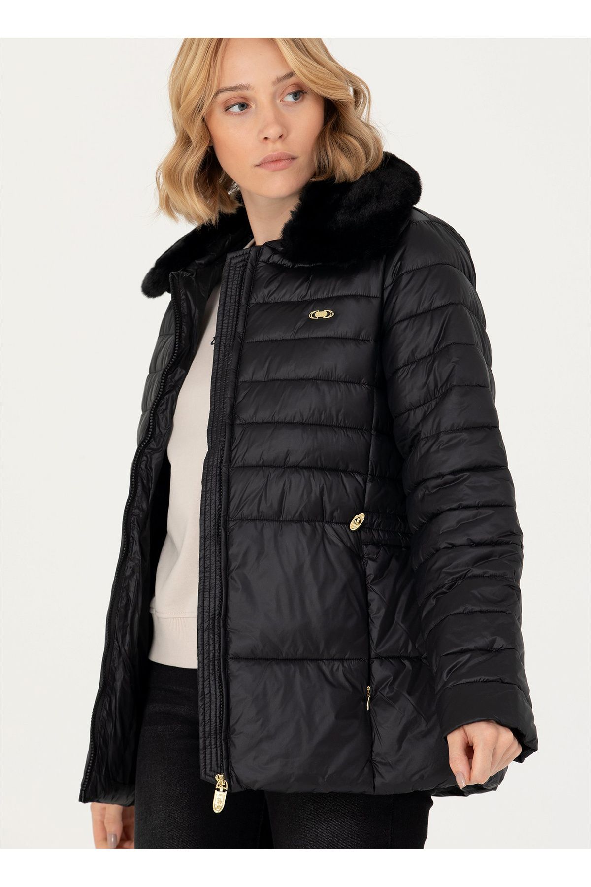 U.S. Polo Assn. Siyah Kadın Mont PAZ23K U.S. Polo Assn. Siyah Kadın Mont PAZ23K