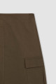 Regular Fit Gabardin Maxi Etek Regular Fit Gabardin Maxi Etek