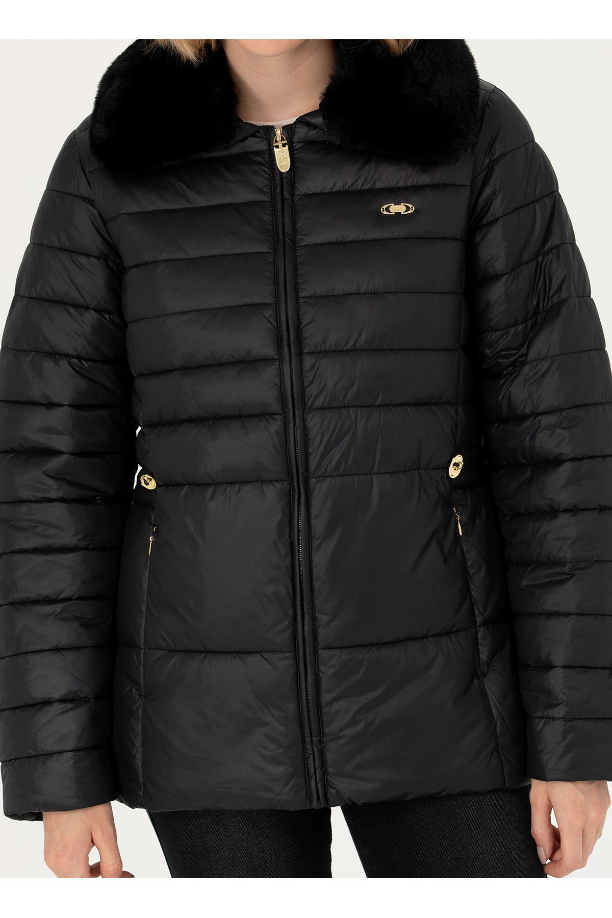 U.S. Polo Assn. Siyah Kadın Mont PAZ23K U.S. Polo Assn. Siyah Kadın Mont PAZ23K