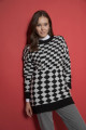 Regular Fit Bisiklet Yaka Desenli Tunik Regular Fit Bisiklet Yaka Desenli Tunik