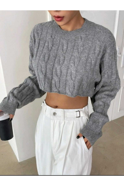 Triko Krop Kazak Triko Krop Kazak